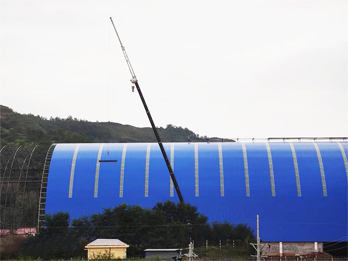 牡丹江煤棚网架工程